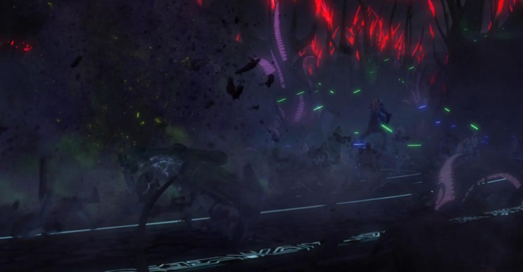 Darkness, brutality and secrets. An episode tailor made by the Sith.