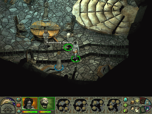 Awaiting death should have been my character's name. 