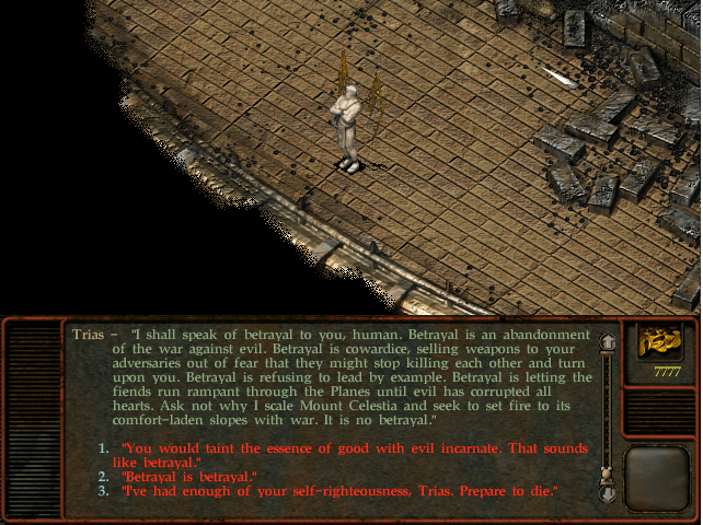 Plus he was voiced by John DeLancie, and I wasn't about to kill Q. 