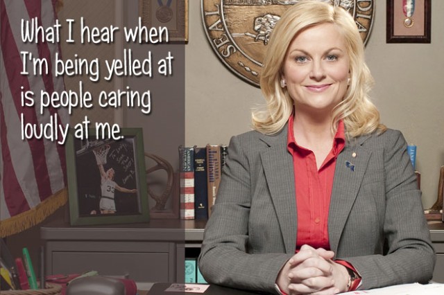 Someone remind me to do a review of Parks and Recreation, because that's an amazing show.
